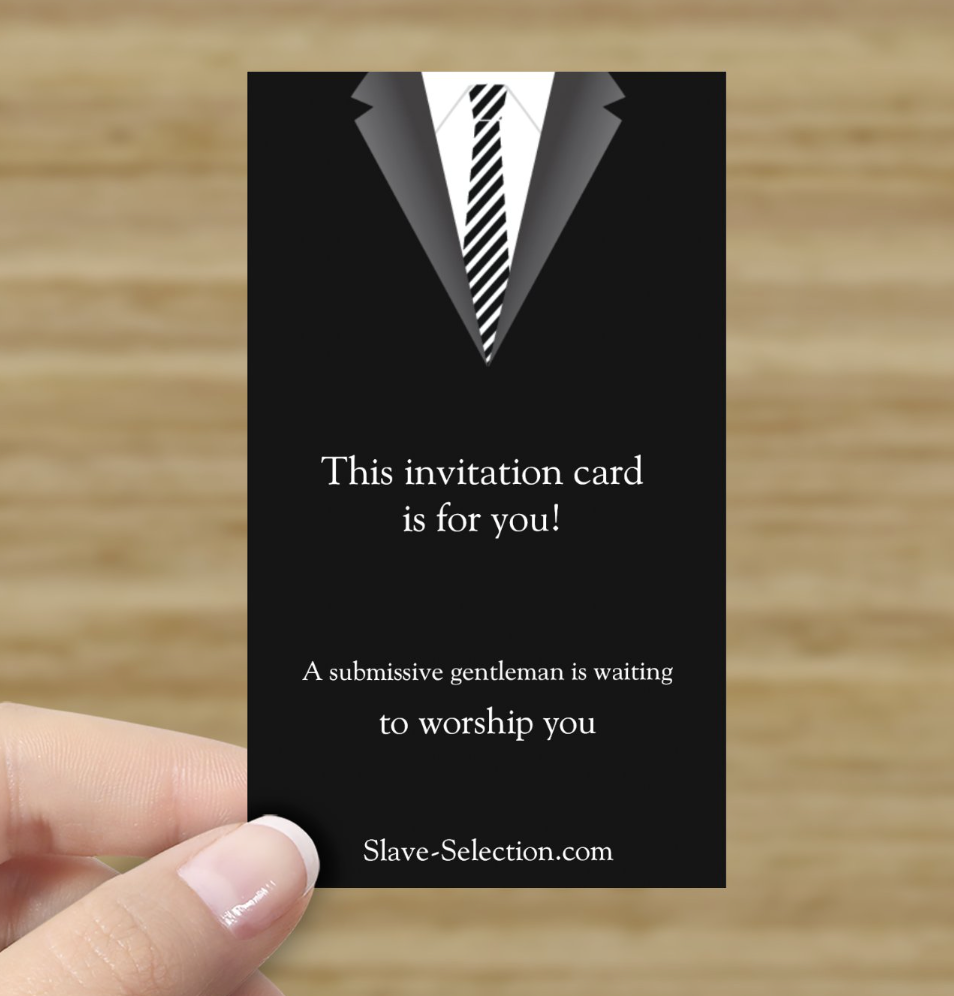 Gynarchic QR Code Invitation Card